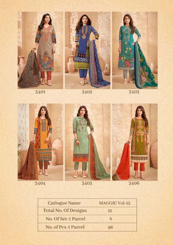 Kala Maggic 15 Karachi Cotton Regular Wear Printed Dress Material Collection